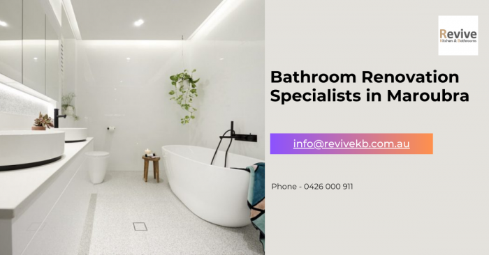 Bathroom Renovation Specialists in Maroubra