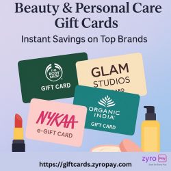 Beauty & Personal Care Gift Cards – Instant Savings on Top Brands