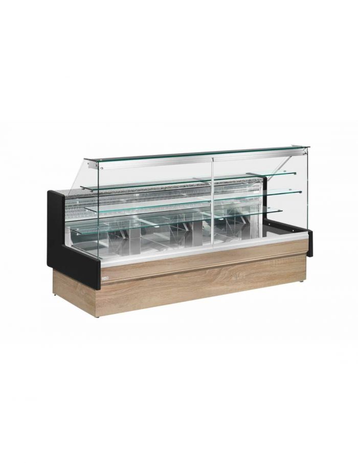 Neutral bench – High front – Straight glass