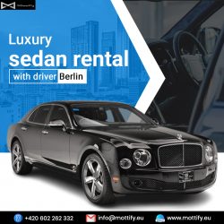 Luxury sedan rental with driver Berlin