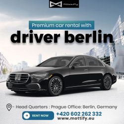 Premium car rental with driver Berlin