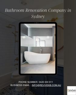 Trusted Bathroom Renovation Company in Sydney – Revive Kitchens & Bathrooms