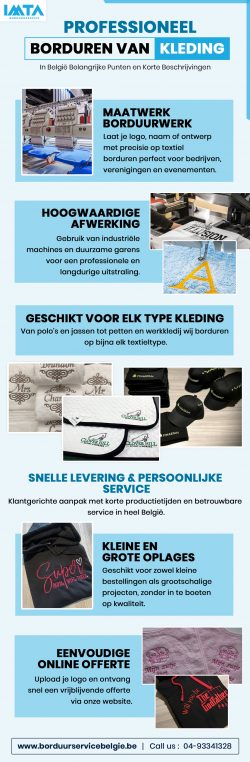 Professioneel Borduren van Kleding in België