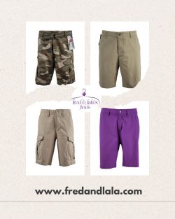 Mens Casual Shorts Perfected by Fred & Lala’s for Everyday Wear
