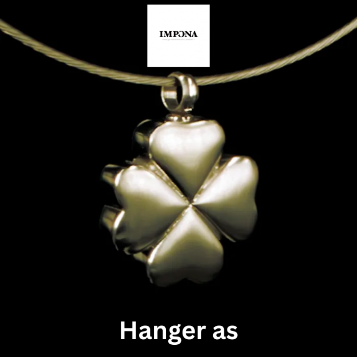 Klaverhanger als & Elegant Gedenkjuweel -Impona