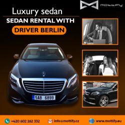 Luxury sedan rental with driver Berlin