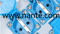 Nante Plastic Waterproof Industrial Multi-Plug Box: High-Visibility Blue Design Sparks Eco-Smart ...