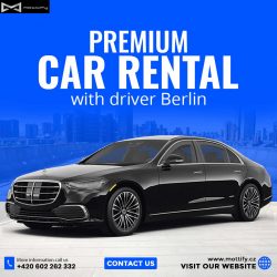Premium car rental with driver Berlin
