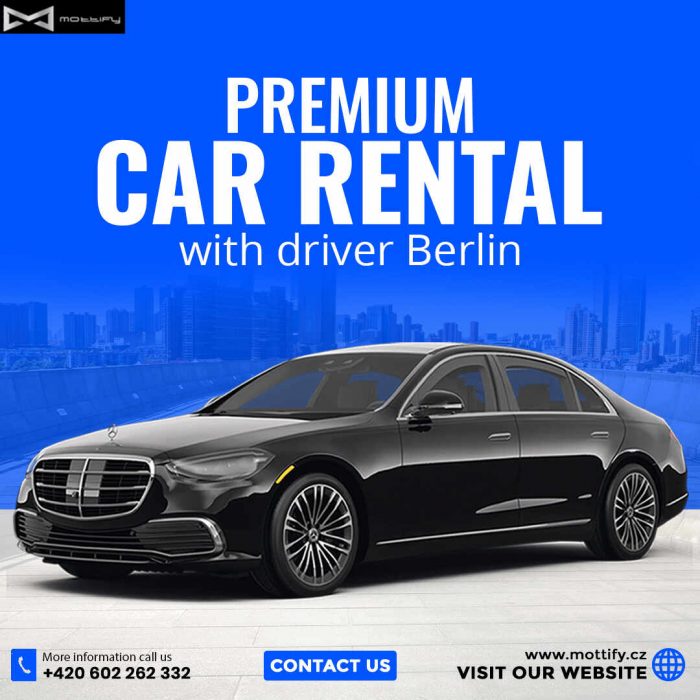 Premium car rental with driver Berlin