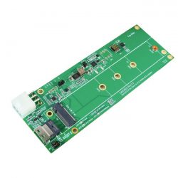 SlimSAS 4i (SFF-8654) PCIe 4.0 x4 to M.2 NVMe SSD Adapter