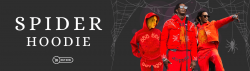 Retro Spider Hoodie – Vintage Web Graphic