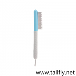 Hypoallergenic Pet Grooming Comb: Non-Slip Ergonomics for Sensitive Skin Care