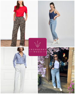 Trouser Jeans for Women Styled for Modern Elegance by Crowberry Wood