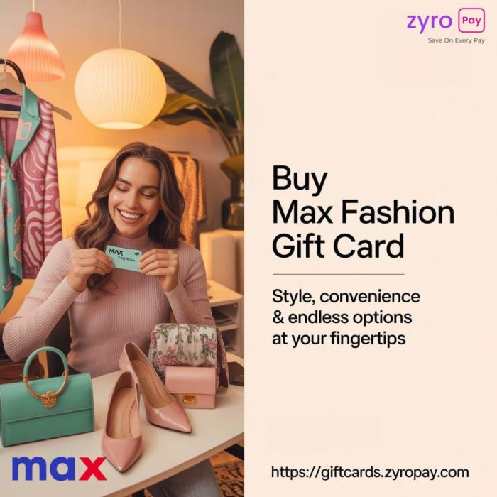 Buy Max Fashion Gift Card – Style, Convenience & Endless Options at Your Fingertips
