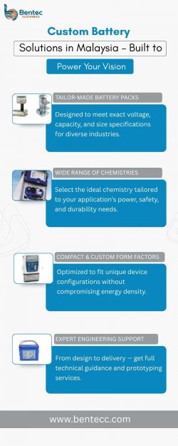Custom Battery Solutions in Malaysia – Built to Power Your Vision