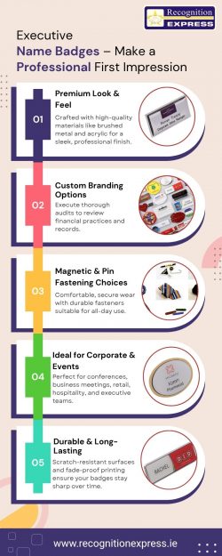 Executive Name Badges – Make a Professional First Impression