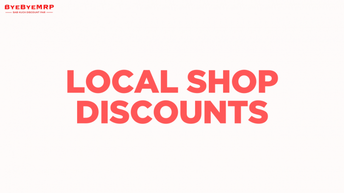 Local shop discounts