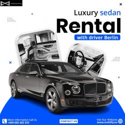 Luxury sedan rental with driver Berlin