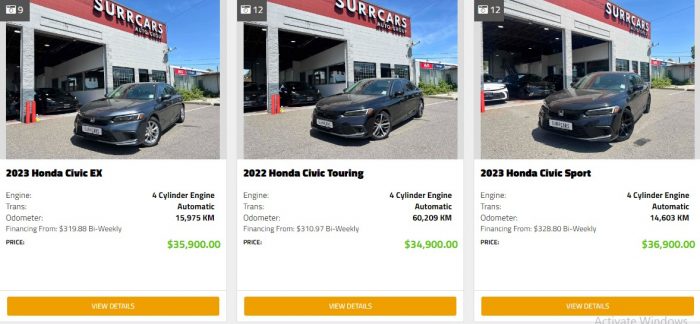 Top used car dealers in British Columbia