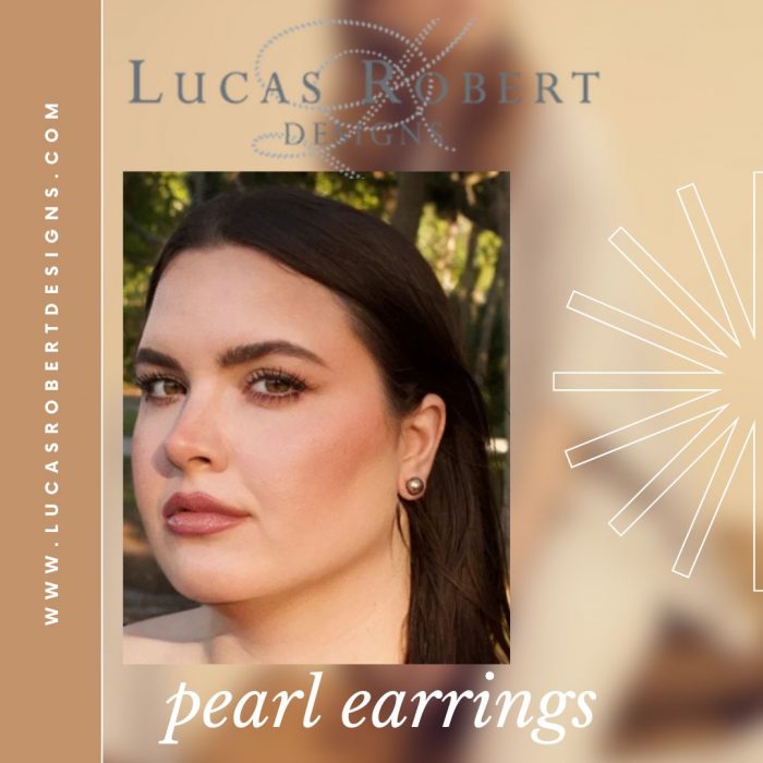 Silver pearl earrings with modern luxury appeal