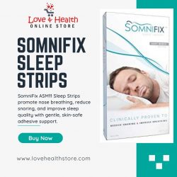 Somnifix Sleep Strips Enhance Restful Night Breathing Naturally