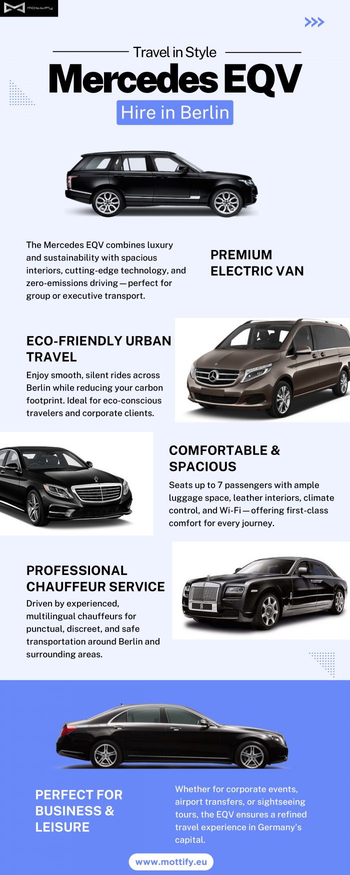 Travel in Style: Mercedes EQV Hire in Berlin