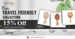 Travel Smart, Style Flawlessly: Orossentials Travel Hair Brush Collection!