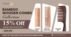 Orossentials Bamboo Wooden Comb Collections