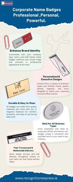 Corporate Name Badges – Professional. Personal. Powerful.