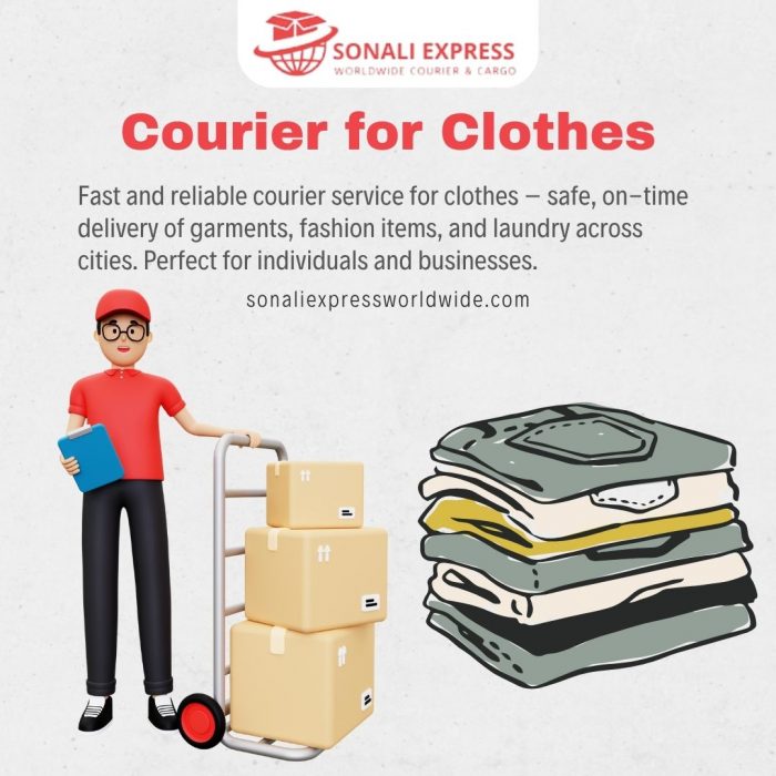 Safe and Affordable Courier for Clothes by Sonali Express Worldwide