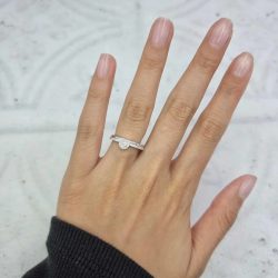 Elegant Sparkle: Diamond Band Engagement Rings UK at A Star Diamonds