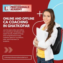 Online and Offline CA Coaching in Ghatkopar