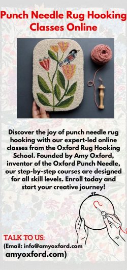 Punch Needle Rug Hooking Classes Online
