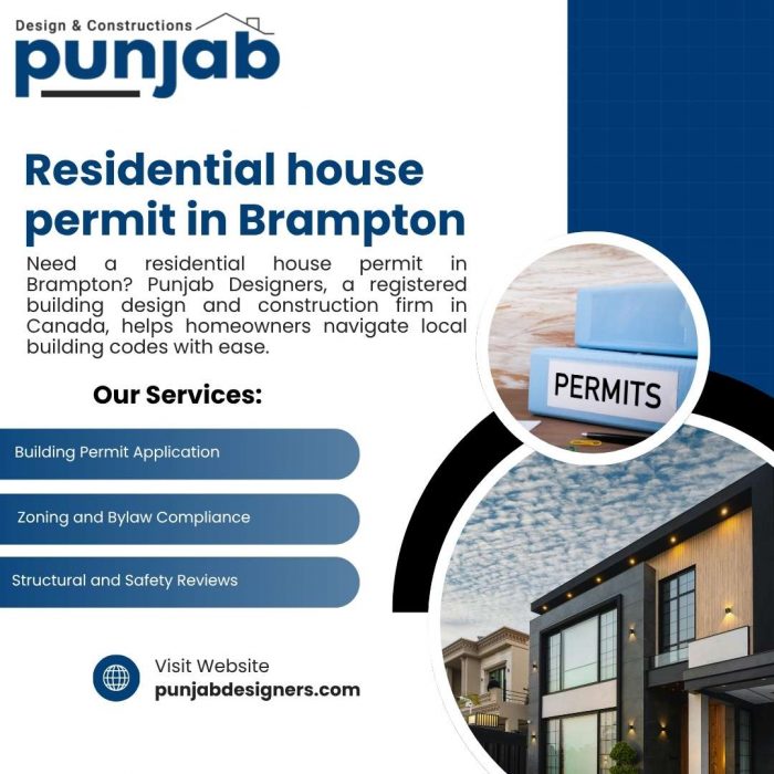 Residential House Permit in Brampton | Fast & Reliable