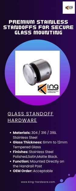 Stainless Standoffs for Modern Installations