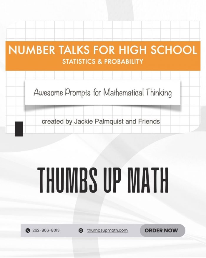 Number Talks for High School Statistics & Probability | THUMBS UP MATH