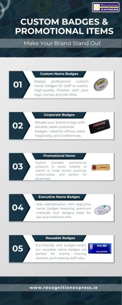Custom Badges & Promotional Items – Make Your Brand Stand Out