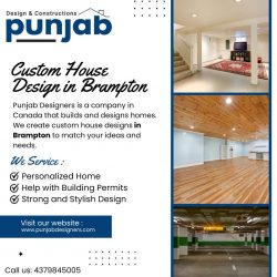 Custom House Design in Brampton – Punjab Designers