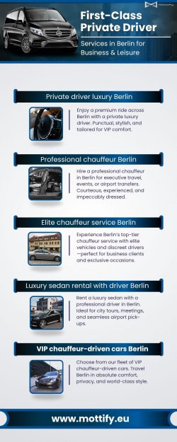 First-Class Private Driver Services in Berlin for Business & Leisure