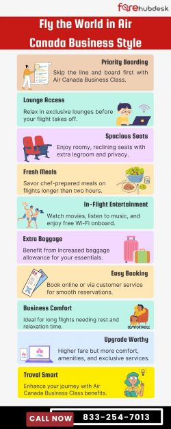 Fly the World in Air Canada Business Style