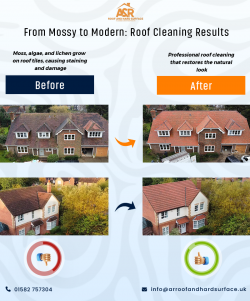 Safe & Reliable Roof Cleaning Contractors in Radlett & Hemel Hempstead – AR cleaning