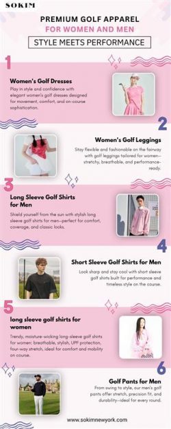 Premium Golf Apparel for Women and Men – Style Meets Performance