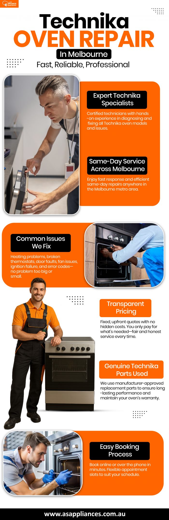 Technika Oven Repair in Melbourne: Fast, Reliable, Professional