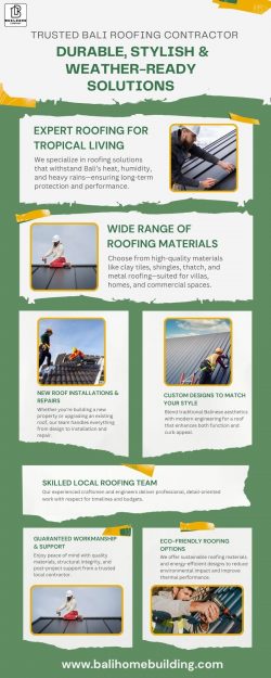 Trusted Bali Roofing Contractor Durable,Stylish & Weather- Ready Solutions