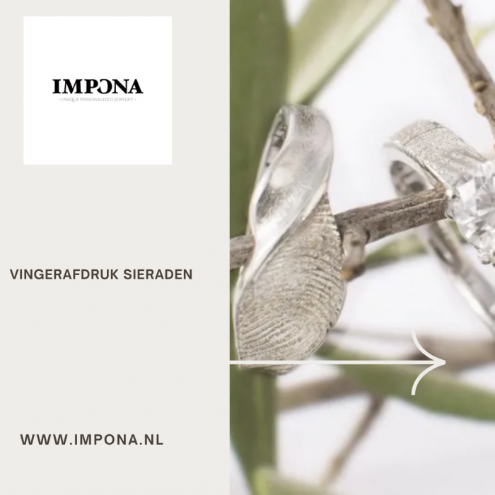 Gepersonaliseerde vingerafdruk sieraden – Impona Memorial sieraden
