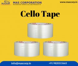 Cello Tape Manufacturer – MAS Corporation – Mumbai