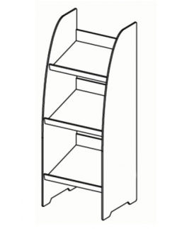 Espositore pane in multistrato di betulla