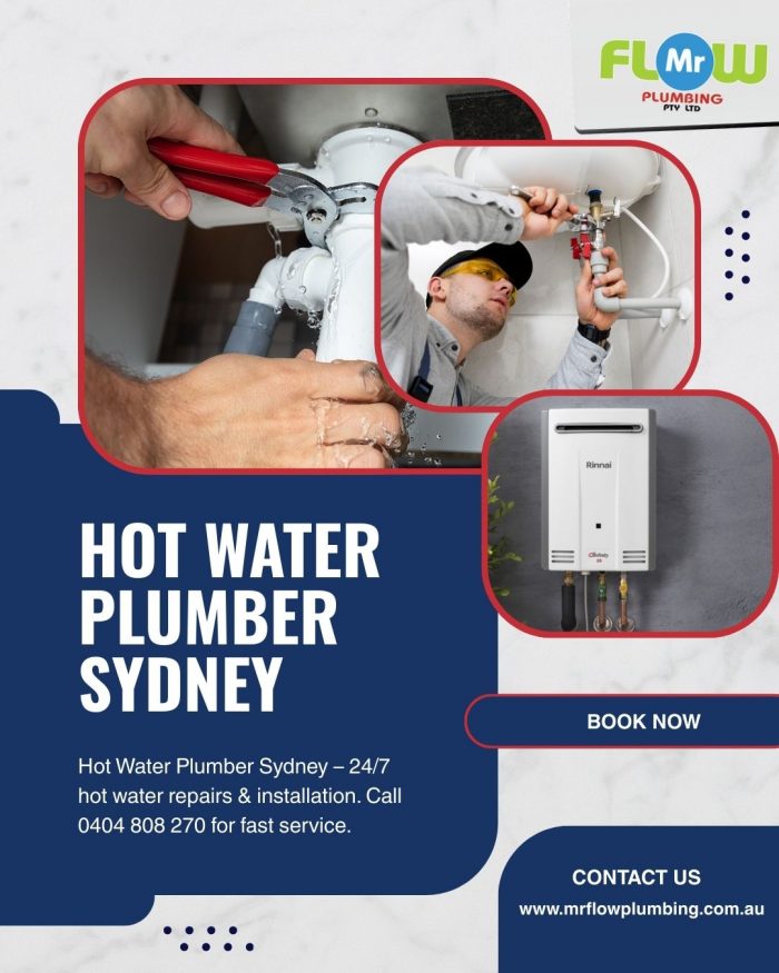 Hot Water Plumber Sydney – 24/7 Hot Water Repairs | Mr Flow Plumbing