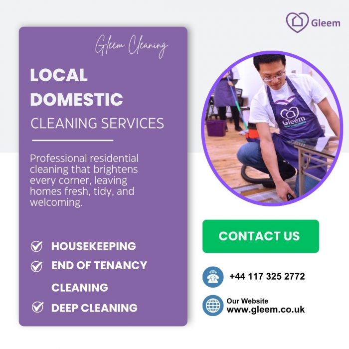 Local Domestic Cleaning Services | Gleem Cleaning