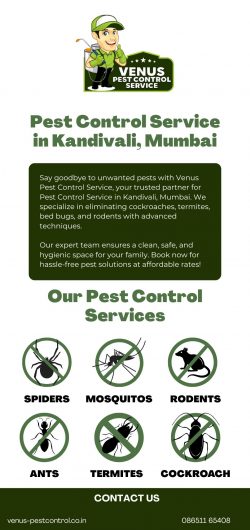 Pest Control Service in Kandivali, Mumbai – Venus Pest Control Service